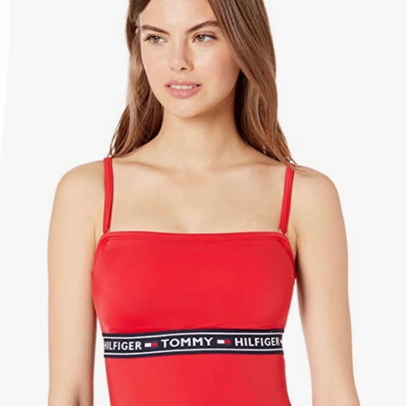 TOMMY HILFIGER Bandeau Swimsuit ❤️❤️❤️ - Picture 2 of 10
